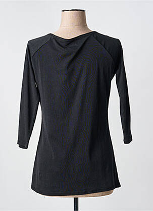 Tricou mâneci 3/4 mâneci 3/4 negru YERSE femeie