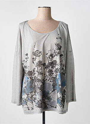 Tricou mâneci lungi mâneci lungi gri YERSE femeie