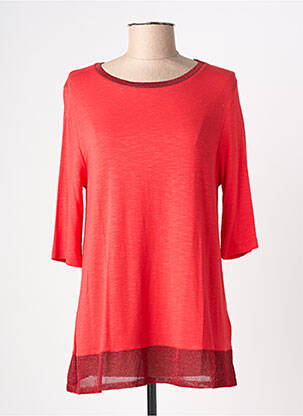 Pulover tunică roșu AN' GE femeie