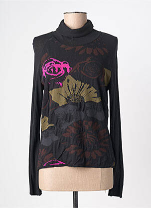 Pulover cu guler înalt negru ALDO MARTIN'S femeie