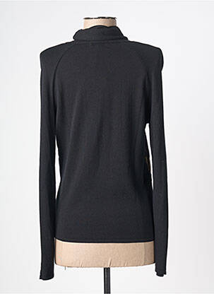 Pulover cu guler înalt croială ajustată mâneci lungi negru ALDO MARTIN'S femeie