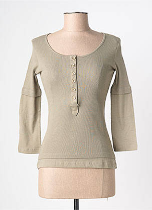 Tricou mâneci 3/4 mâneci 3/4 verde MAURICE ABOT femeie