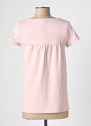 Tricou elasticitate mâneci scurte roz YERSE femeie
