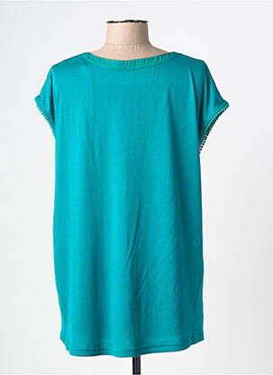 Tricou guler în v mâneci scurte verde KATMAI femeie