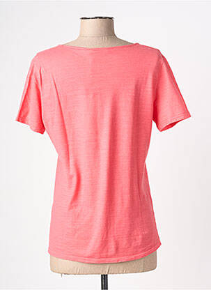 Tricou elasticitate mâneci scurte roz GIULIA B. femeie