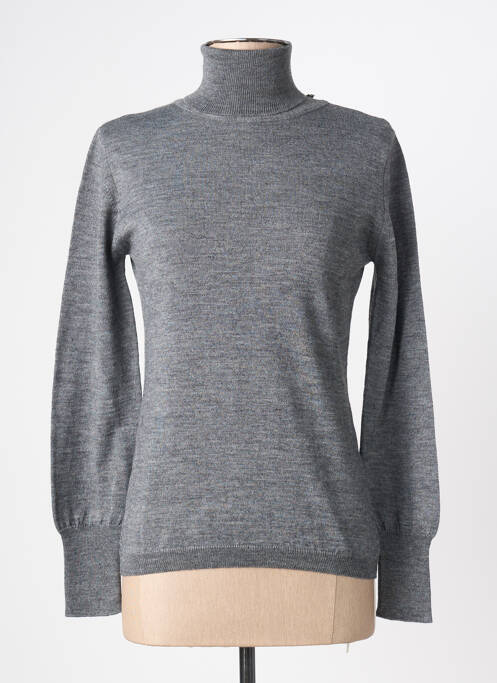 Pulover cu guler înalt gri YERSE femeie