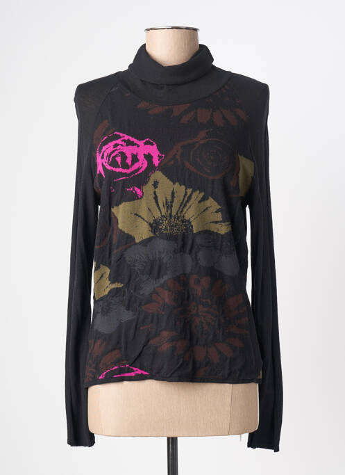 Pulover cu guler înalt negru ALDO MARTIN'S femeie