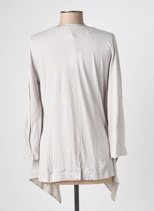 Tunică mâneci lungi gri YERSE femeie