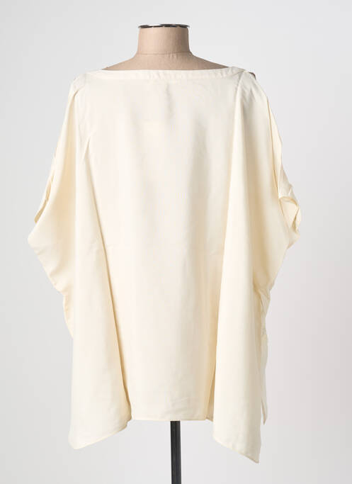 Tunică mâneci scurte bej AN' GE femeie