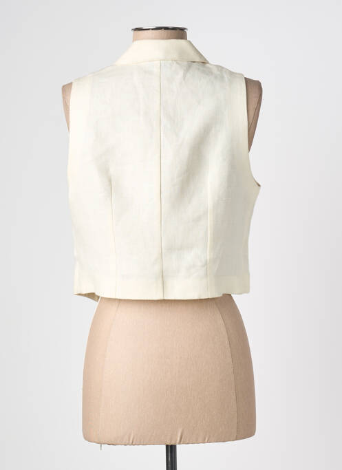 Vestă fără mâneci bej JEFF BOISDRON femeie