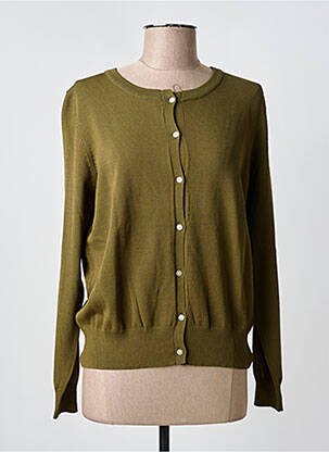 Vestă cu mâneci lungi verde MD'M femeie