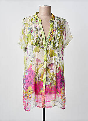 Tunică mâneci scurte verde KATMAI femeie