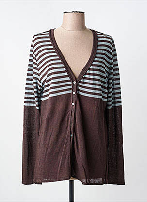 Vestă cu mâneci lungi maro ALDO MARTIN'S femeie