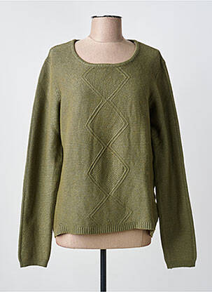 Pulover elasticitate mâneci lungi verde KATMAI femeie