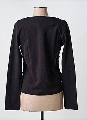 Top elasticitate mâneci lungi negru KATMAI femeie