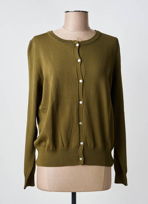 Vestă cu mâneci lungi verde MD'M femeie