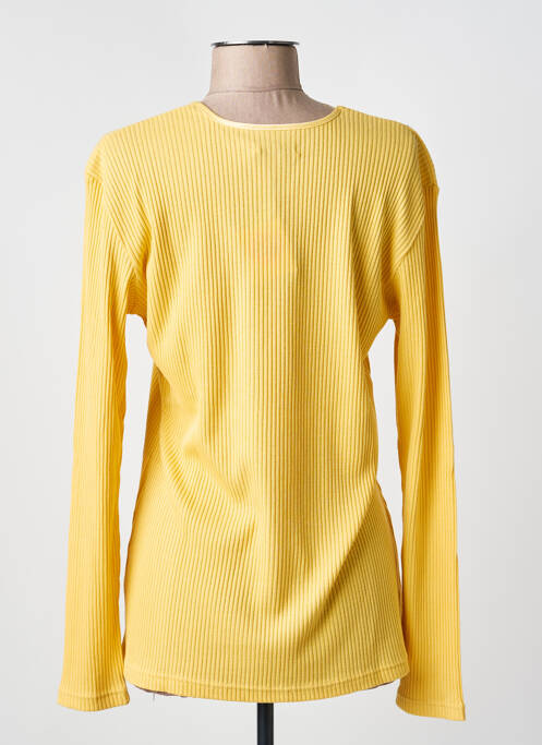 Tricou elasticitate mâneci lungi galben LE P'TIT MARINE femme