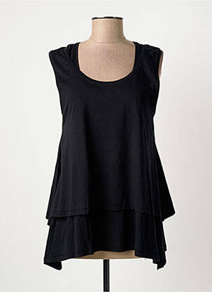 Top negru FINETTE femeie