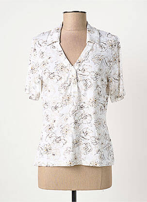 Polo alb PIER BÉ femeie