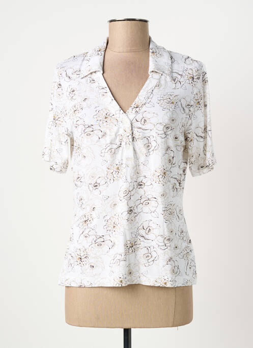 Polo alb PIER BÉ femeie