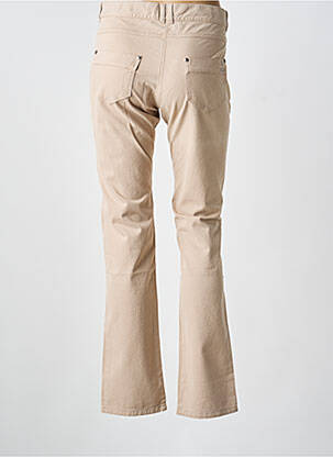 Pantalon slim țesătură poplin mărime normală bej ARMOR LUX femeie