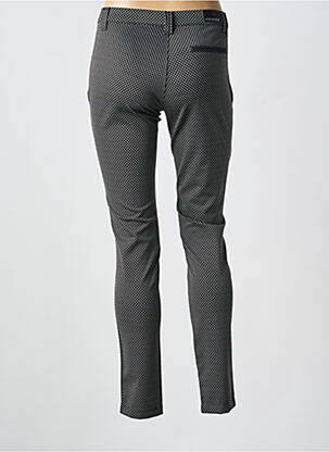 Pantalon slim talie elastică mărime normală negru WALTRON femeie