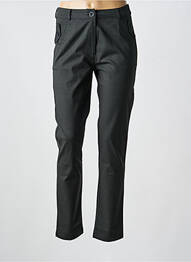 Pantalon chino țesătură poplin mărime normală gri LE PETIT BAIGNEUR femme