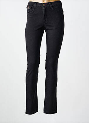 Blugi skinny talie înaltă talie înaltă negru WALTRON femeie