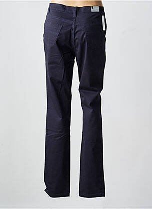 Pantalon slim țesătură poplin mărime normală albastru WALTRON femeie