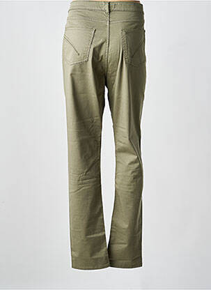 Pantalon slim țesătură poplin mărime normală verde IMPAQT femeie