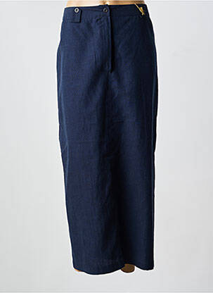 Fustă lungă albastru FEDORA femeie
