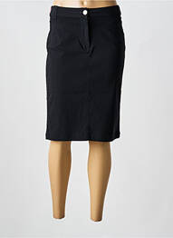 Fustă midi elasticitate negru SOLOLA femme