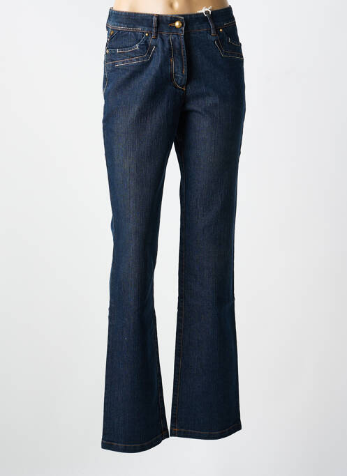 Blugi cu croială dreaptă albastru JOCAVI femeie