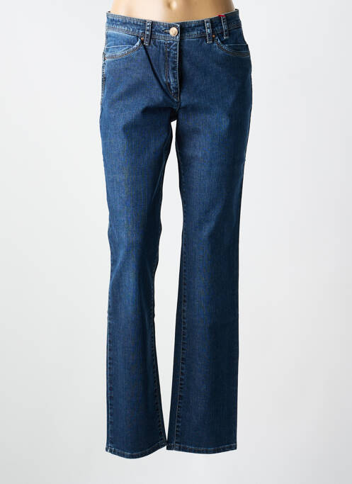 Blugi cu croială dreaptă albastru JOCAVI femeie