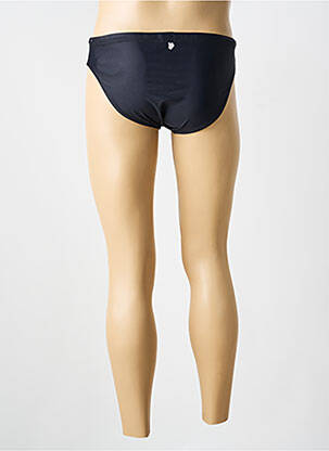 Slip de baie efect material satinat negru HAUTE PRESSION bărbat