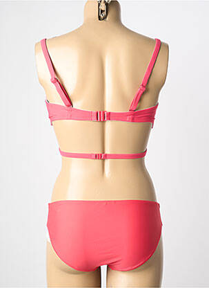 Costum de baie din două piese elasticitate top sutien modelat roșu SASSA femeie