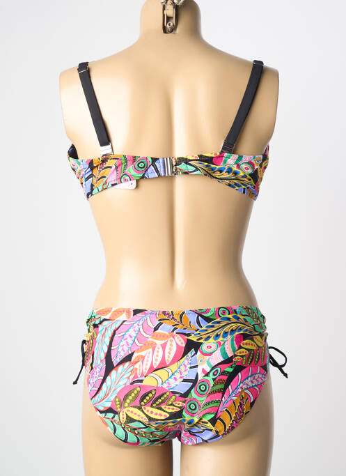 Costum de baie din două piese roz ANTIGEL femeie