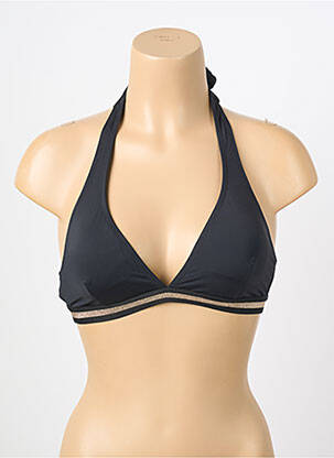 Sutien de costum de baie elasticitate sutien cu susținere înaltă și burete detașabil negru ADMAS femeie