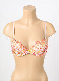 Sutien efect material satinat top sutien modelat roz LISE CHARMEL femme