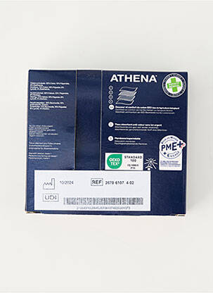 Chiloți-menstruali elasticitate negru ATHENA femeie