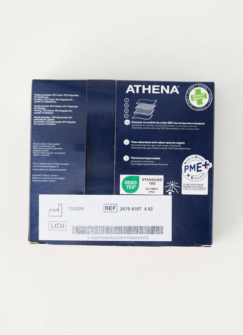 Chiloți-menstruali negru ATHENA femeie