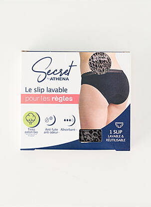 Chiloți-menstruali elasticitate gri SECHER femeie