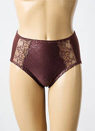 Chilot efect material satinat maro TRIUMPH femme