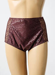 Chilot efect material satinat maro TRIUMPH femme