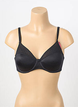 Sutien efect material satinat top sutien push-up negru PLAYTEX femeie