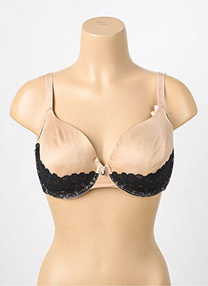 Sutien efect material satinat top sutien modelat culoare piersică TRIUMPH femeie