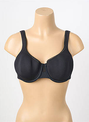 Sutien efect material satinat top sutien modelat negru PLAYTEX femeie