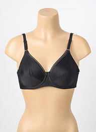 Sutien efect material satinat sutien cupe întregi cu decolteu înalt negru TRIUMPH femme