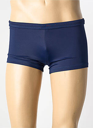 Boxer efect material satinat albastru HOM bărbat