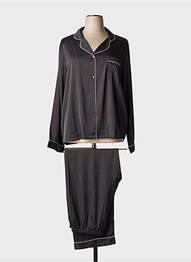 Pijama croială dreaptă negru LINGADORE femme